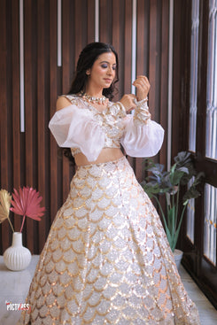 Upto Snow Good Lehnga Set